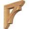 Ekena Millwork Westlake Slat Rough Sawn Bracket, Western Red Cedar, 4"W x 22"D x 22"H BKT04X22X22WTL06RWR - alternate 1